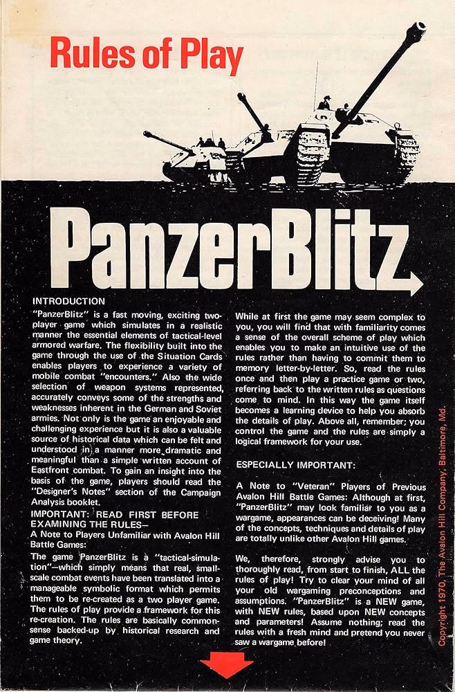 Who created PanzerBlitz?