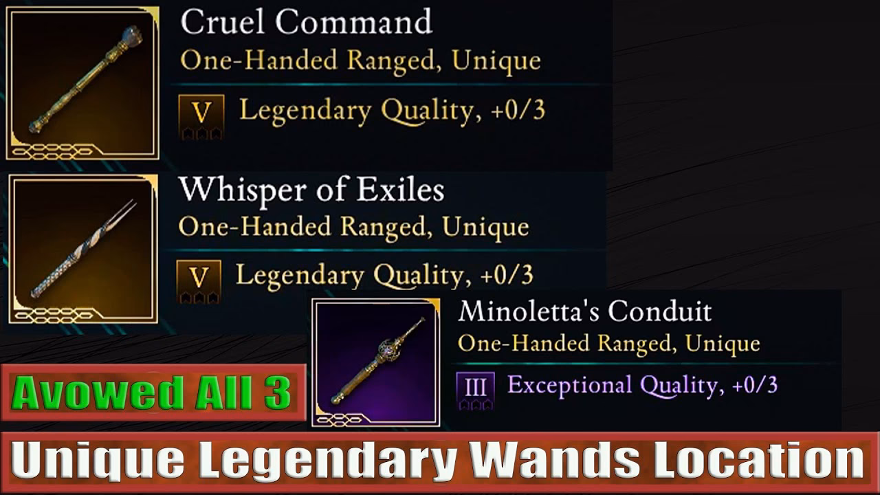 What wand do you use in avowed?