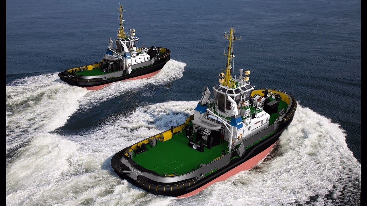 What are Damen azimuth stern drive tugs?