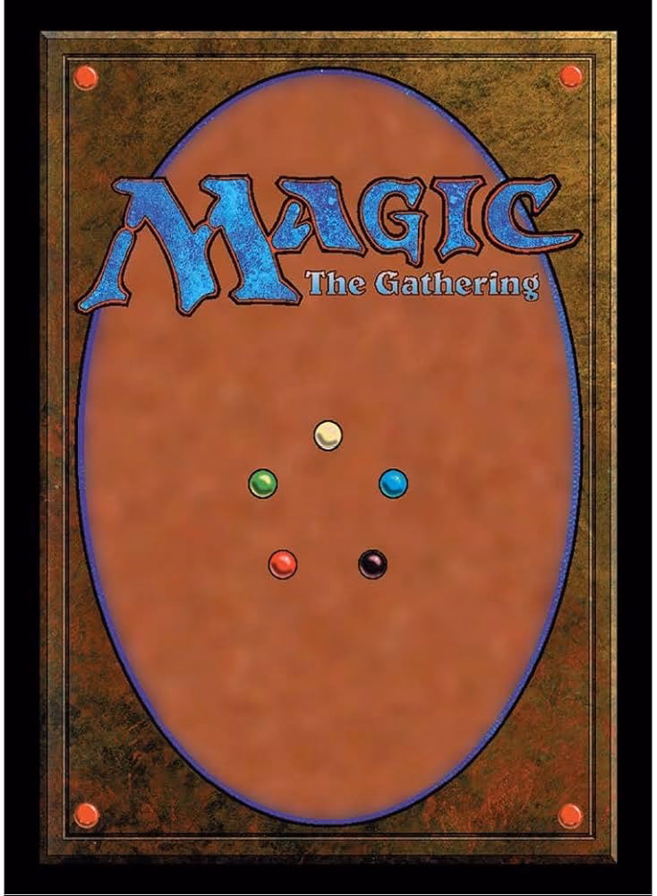 What does the back of a magic card look like?