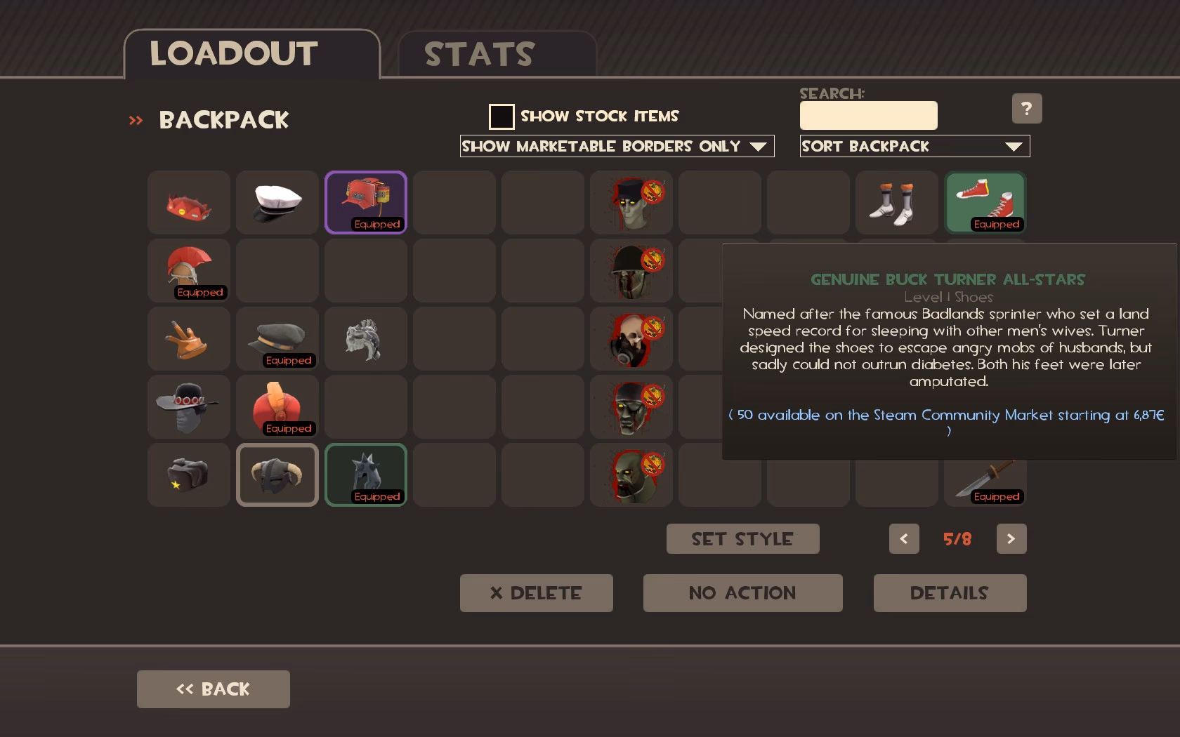 How do I sell a backpack?