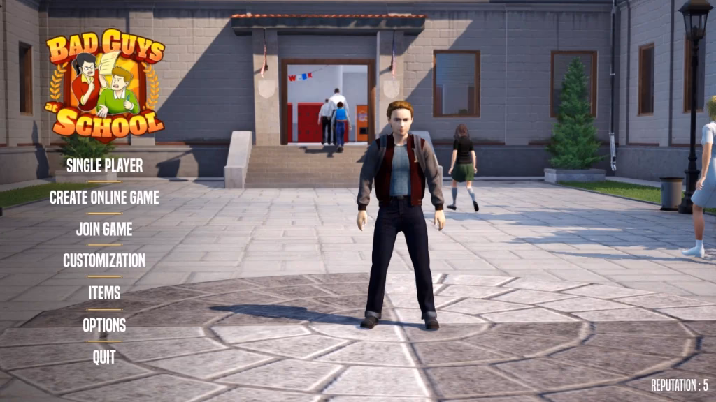 Can you be a teacher in bad guys at school?