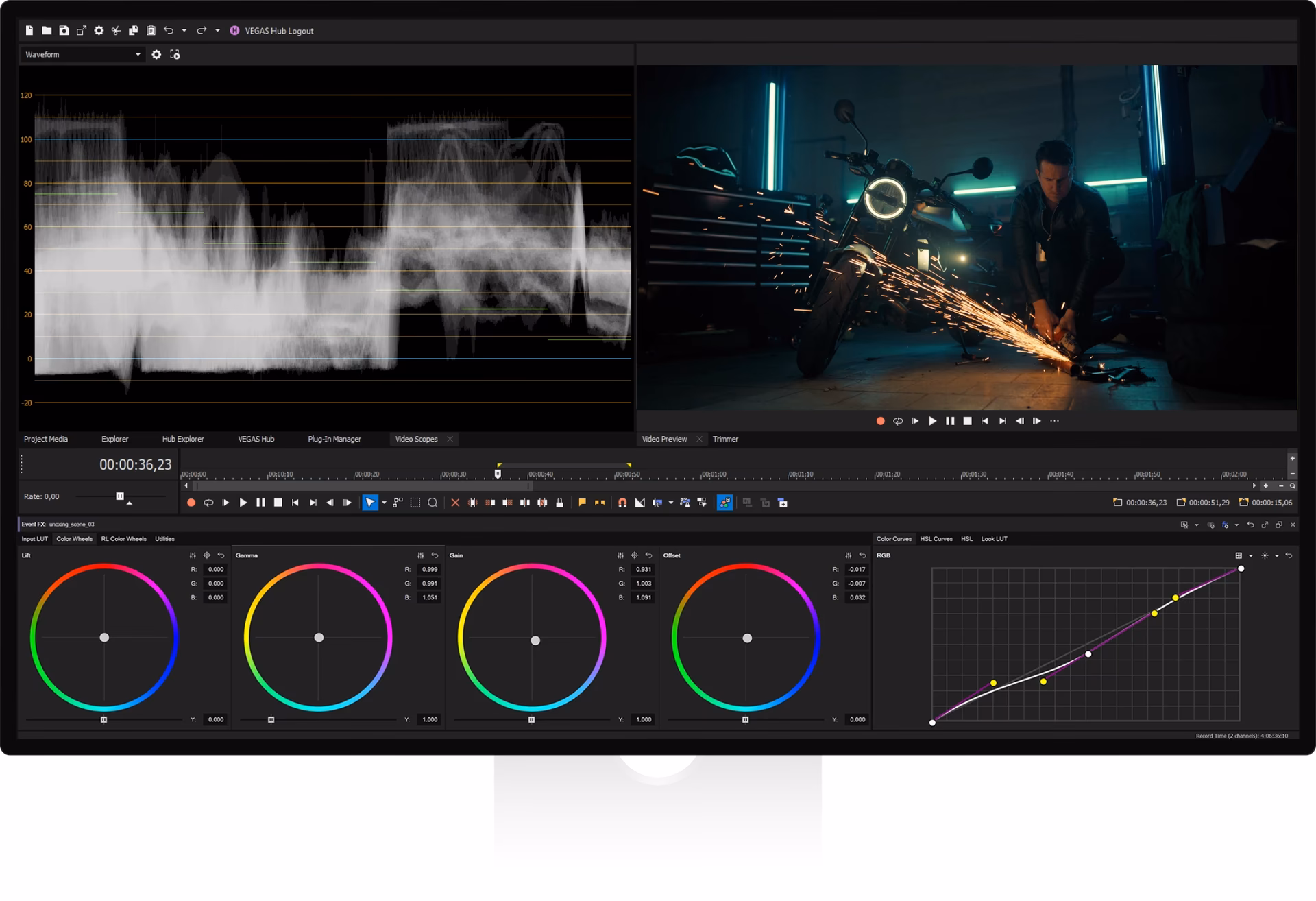 ¿Qué ofrece Vegas Pro 13le?
