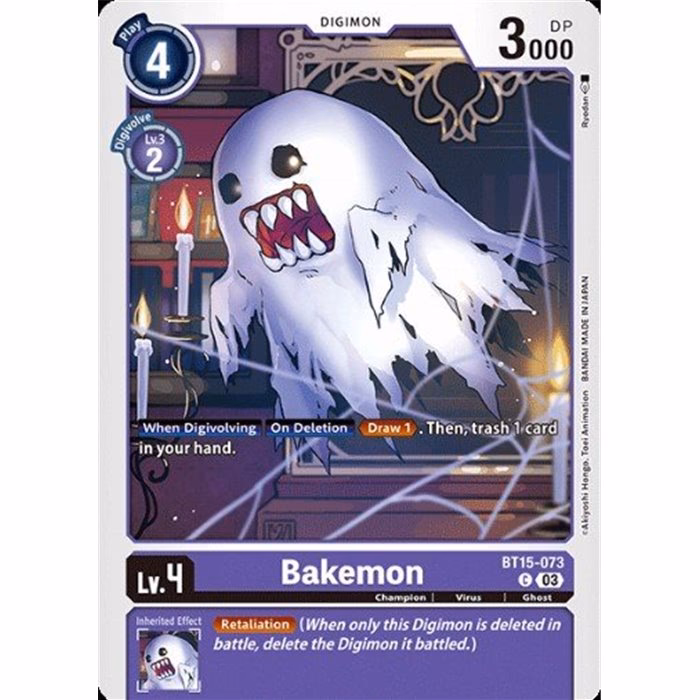 Is Bakemon a virus Digimon?