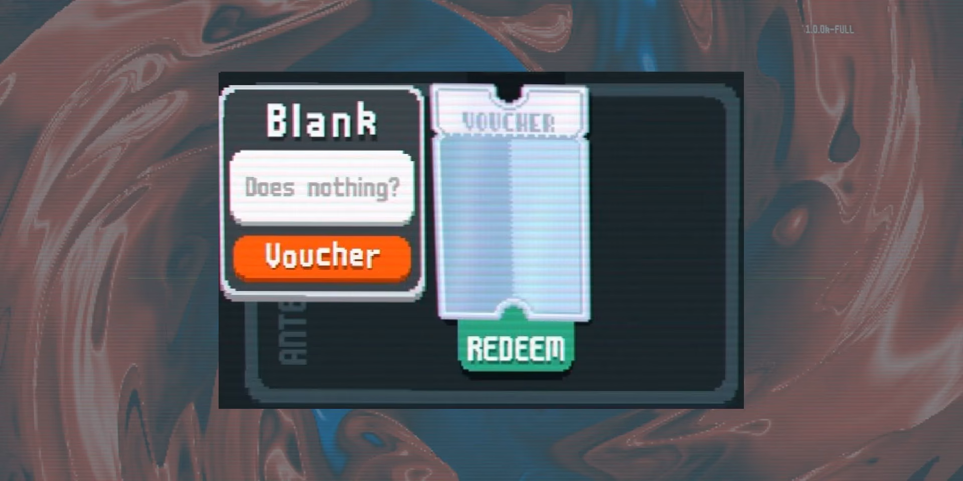 What does a blank voucher do in Balatro?