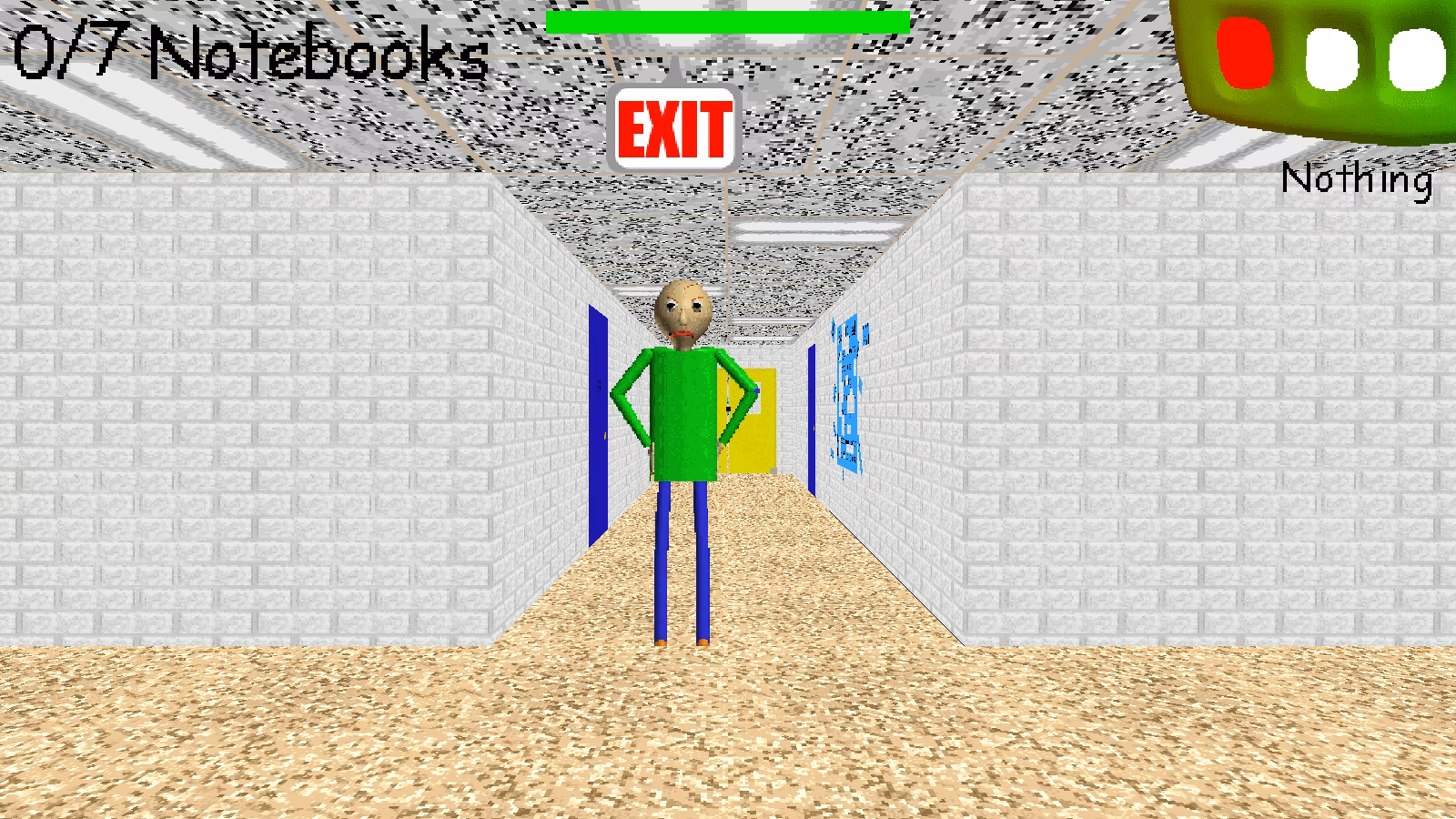 Is the angry Baldi action figure fully articulated?