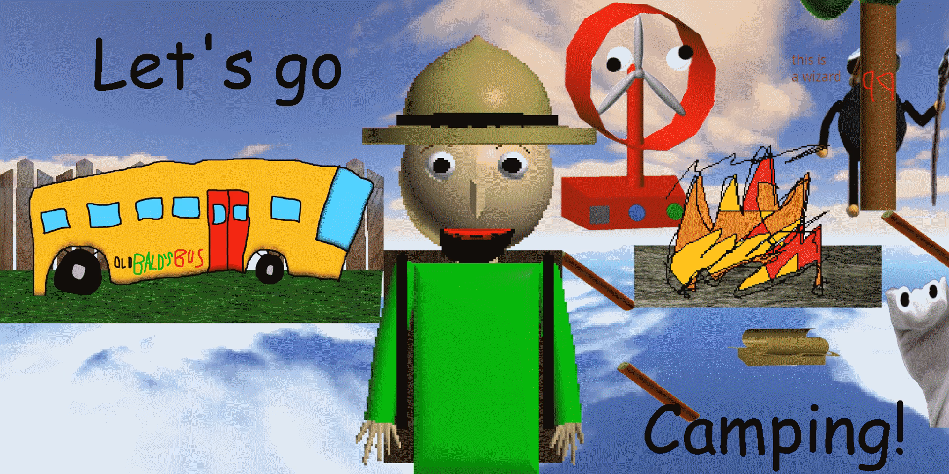 How do you play a field trip with Baldi?