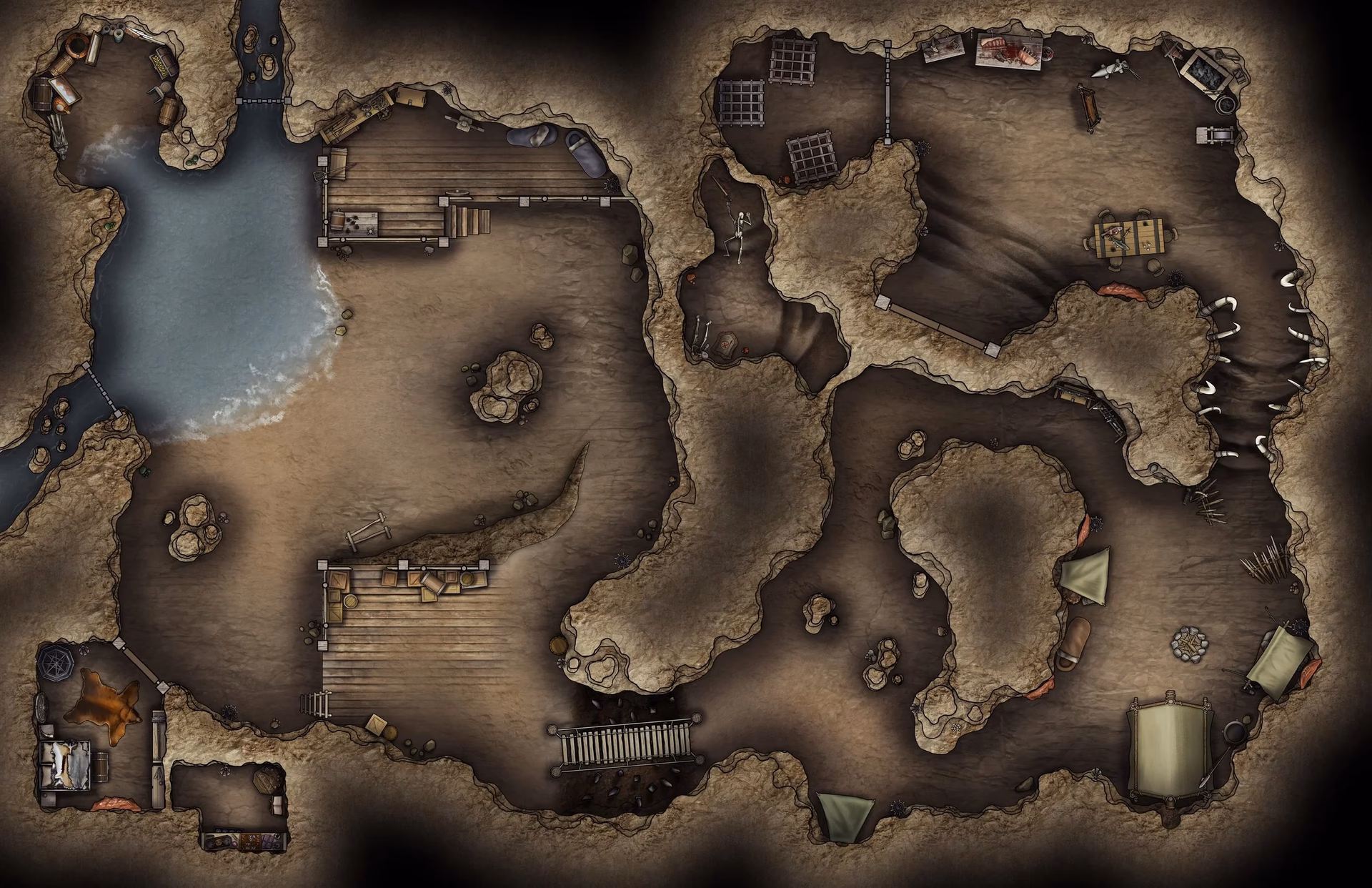 How do I customize bandit hideouts?