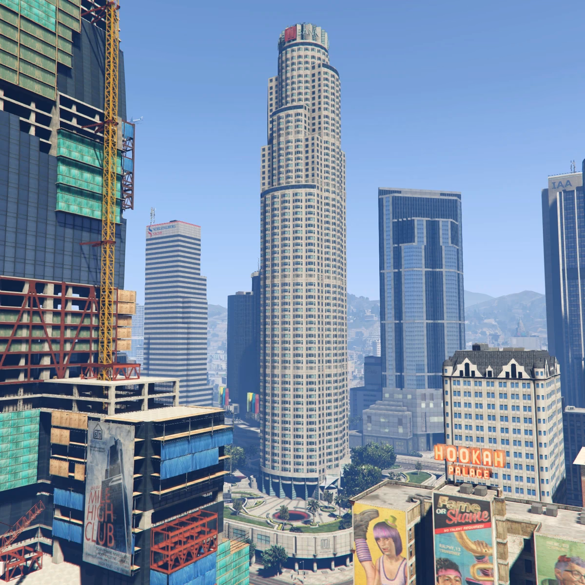 What is the Maze Bank of Los Santos based on?