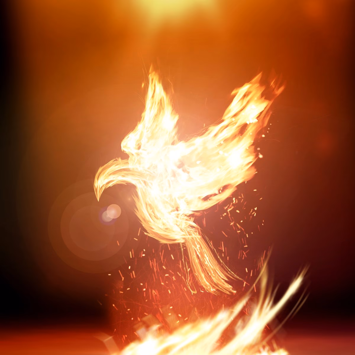 What does the baptism of fire symbolize?