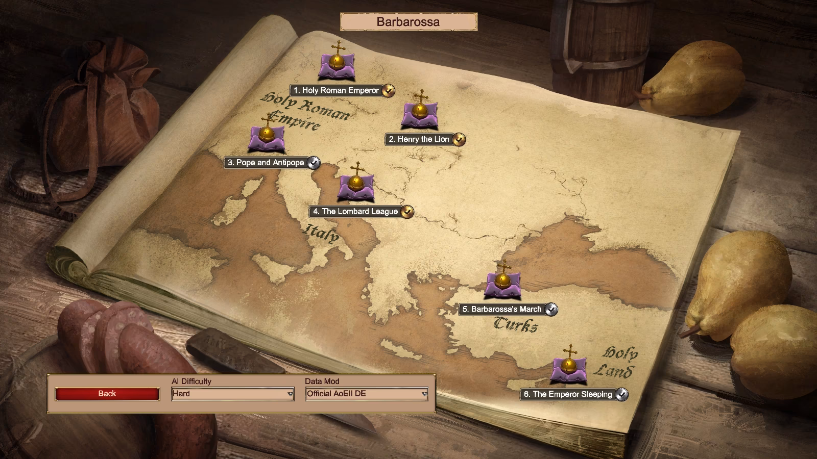 What does Frederick Barbarossa do in the Third Crusade?