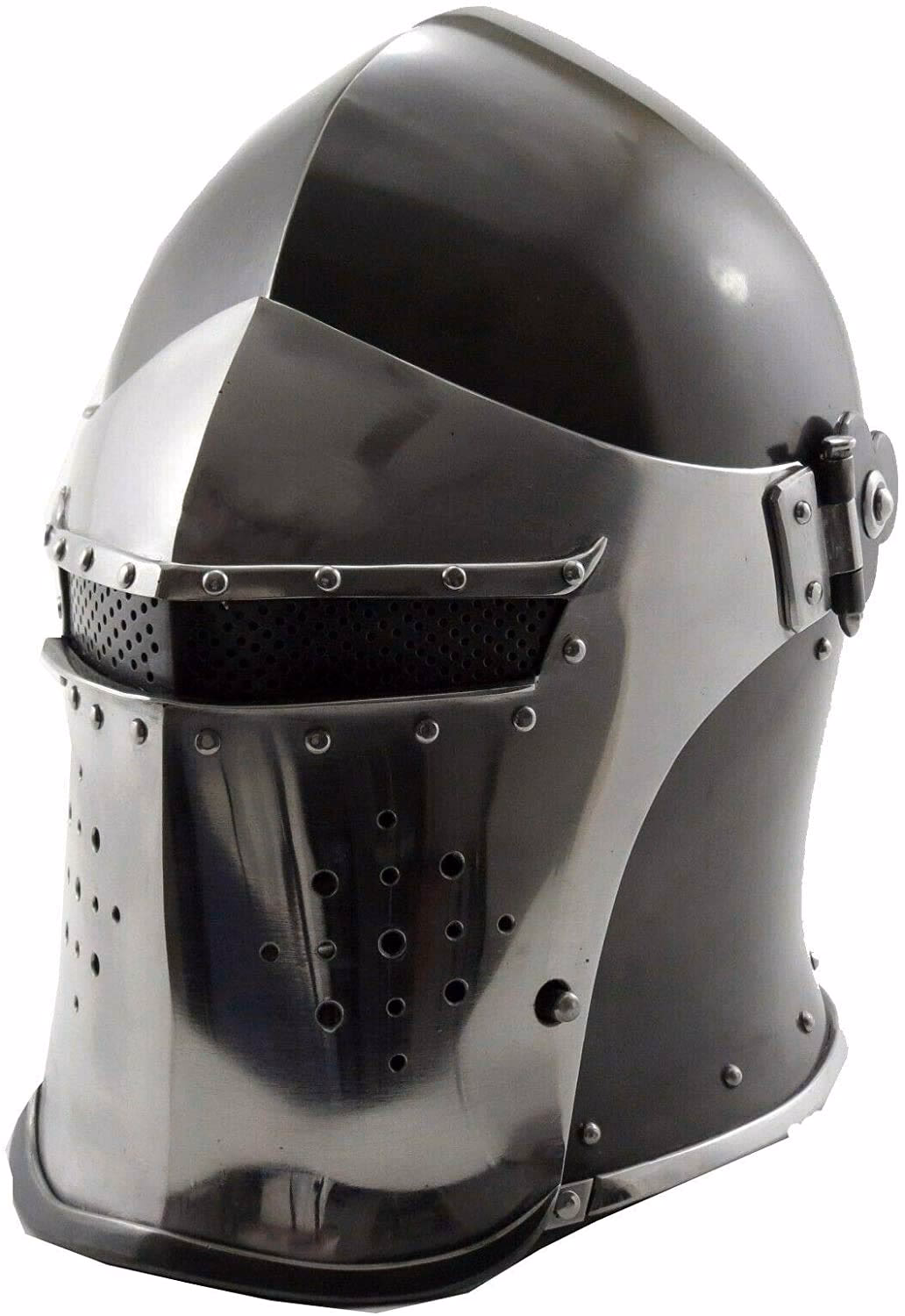 What makes a barbute helmet unique?