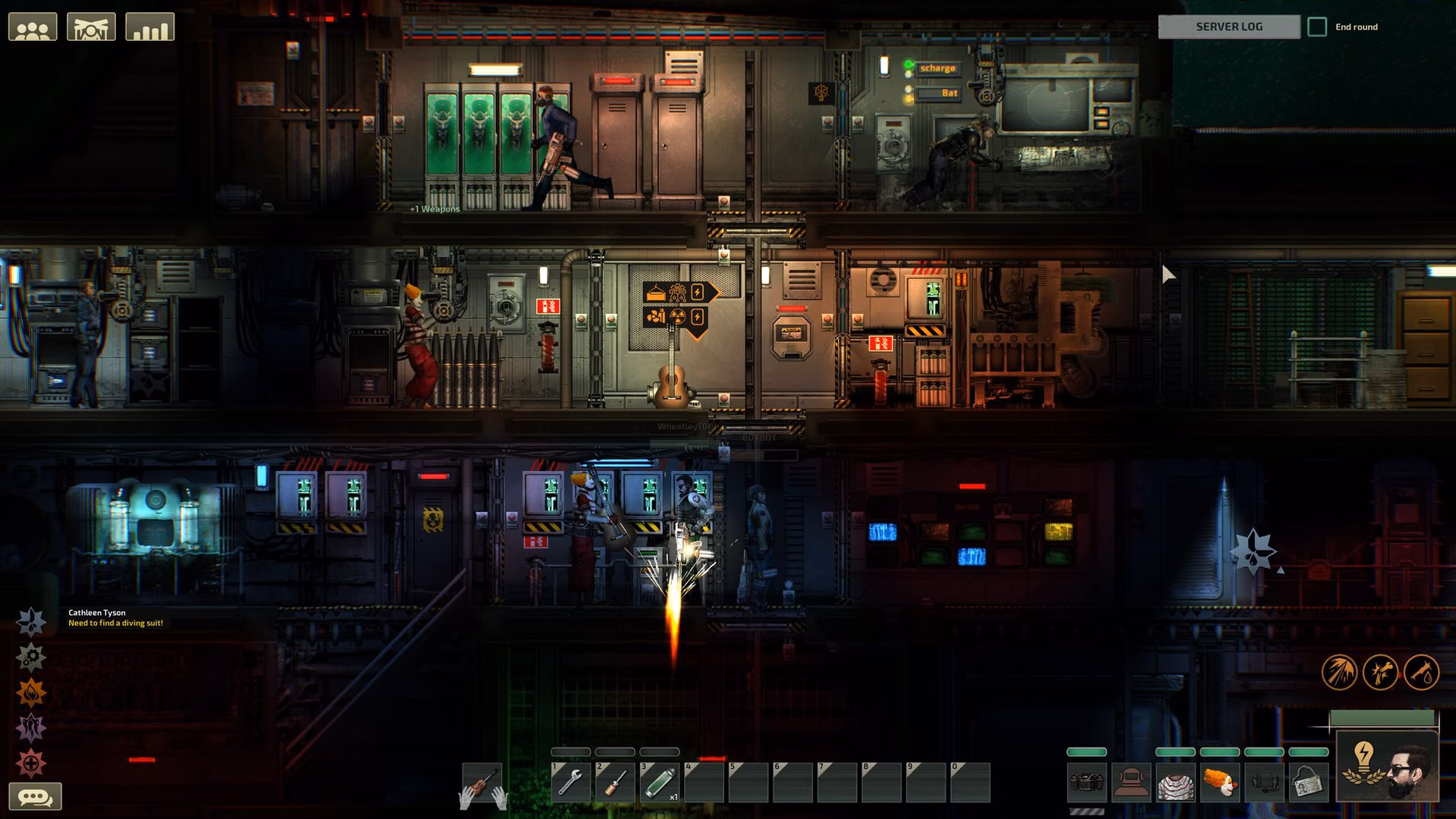 How do skills work in barotrauma?