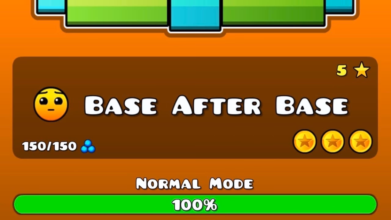What is base after base in Geometry Dash?