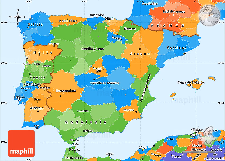 How to find a city in Spain?