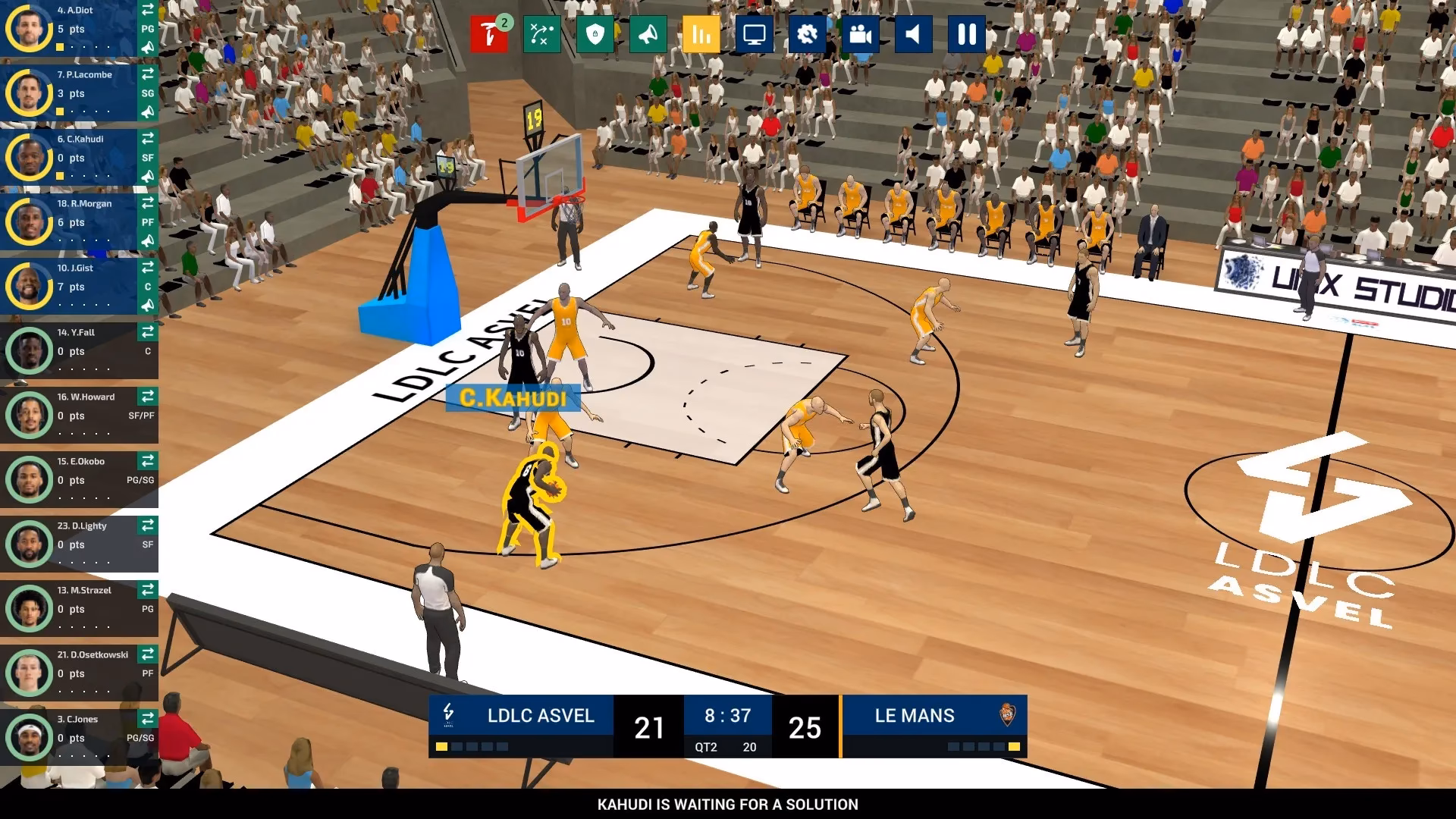 What is a basketball management game?