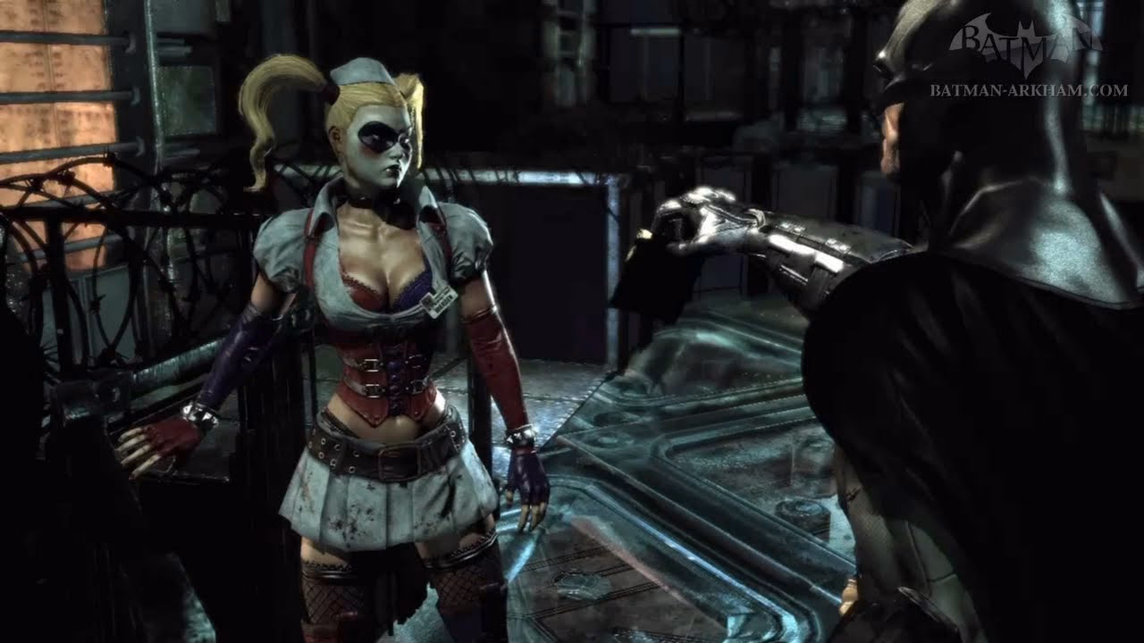 What happened to Harley in Arkham Asylum?