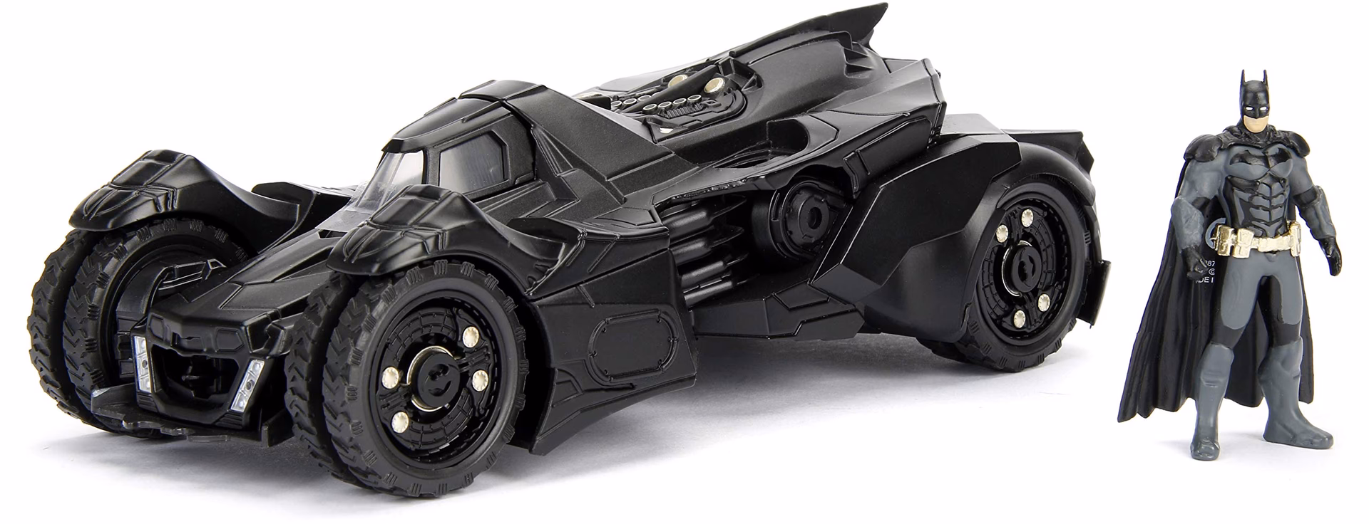 How many vehicle showcases are there in Batman Arkham Knight?