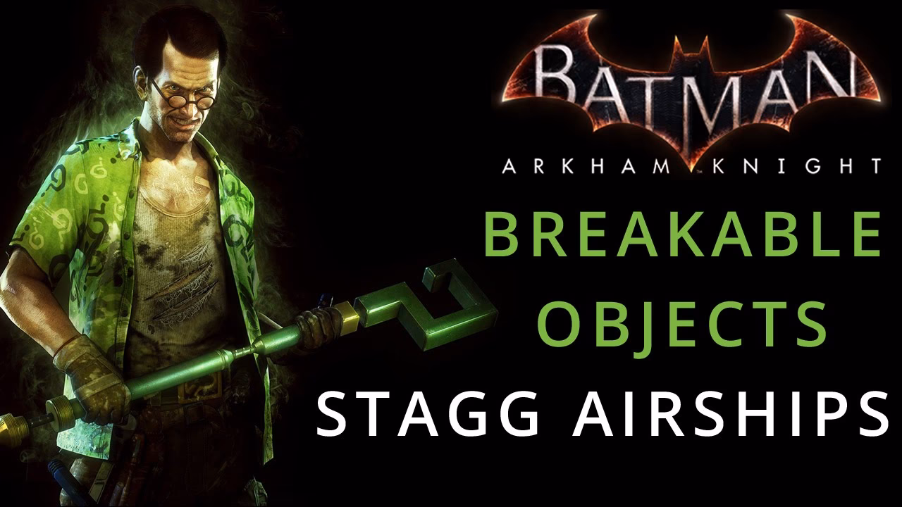 Where can I find a breakable object in Batman Arkham Knight?