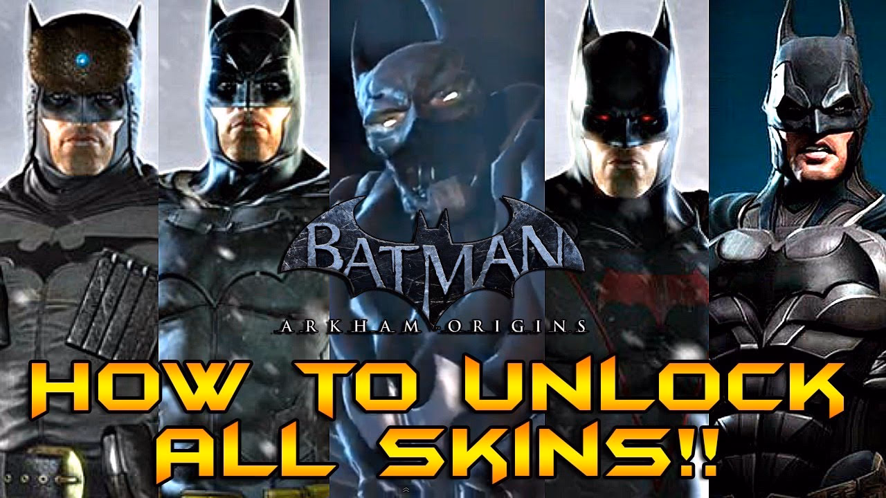 How do I unlock a skin in Batman Arkham Origins?