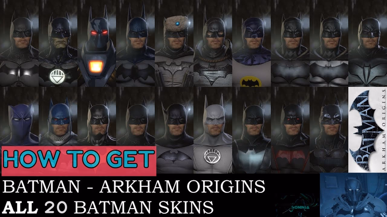 How many bonus costumes are there in Batman Arkham Origins?