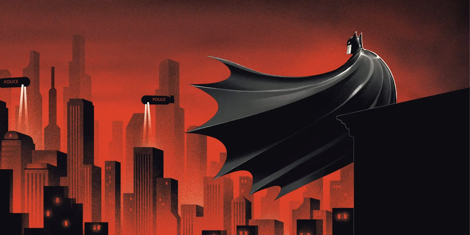 What is Batman Animated Series production art?
