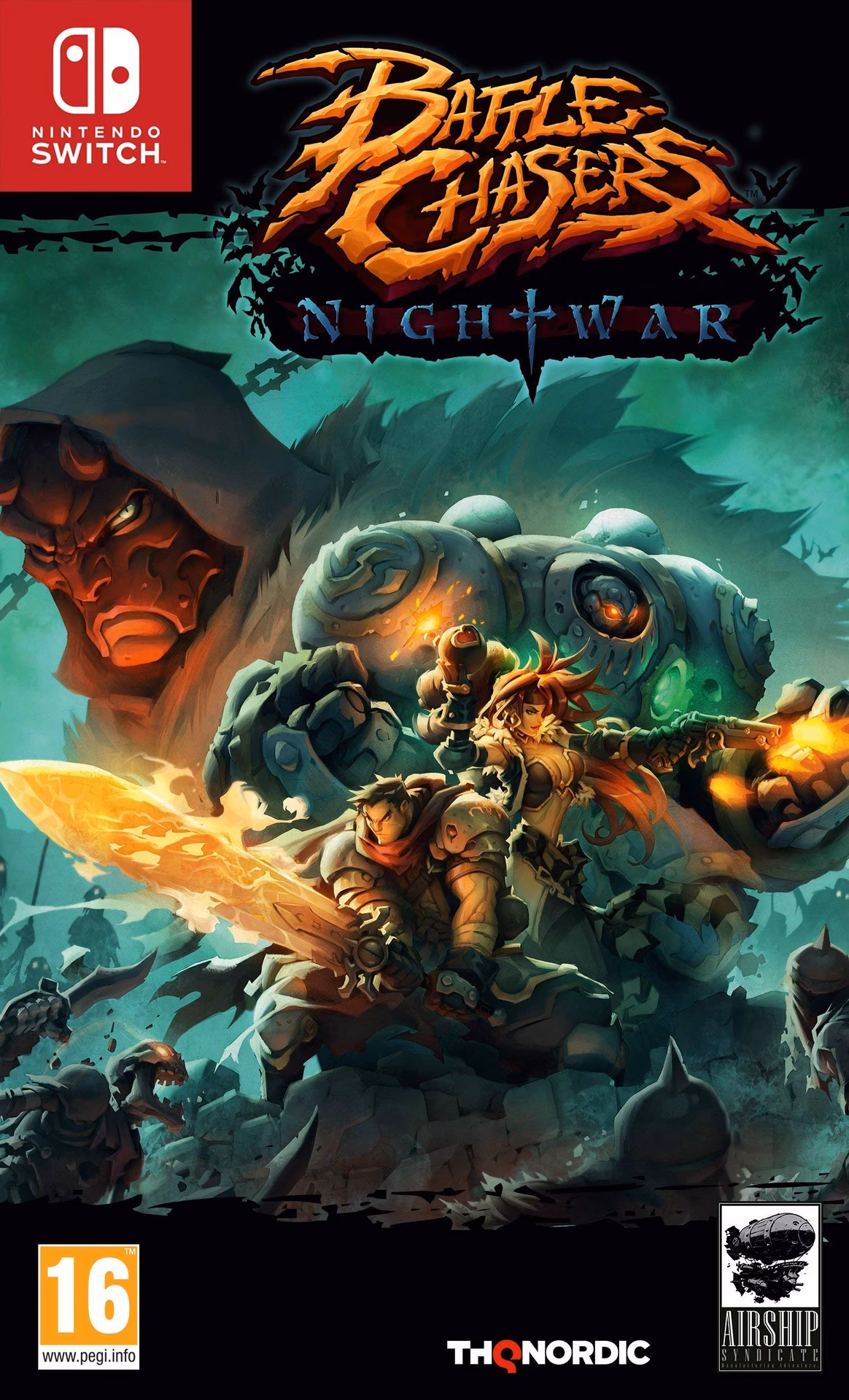 Who developed Battle Chasers Nightwar?