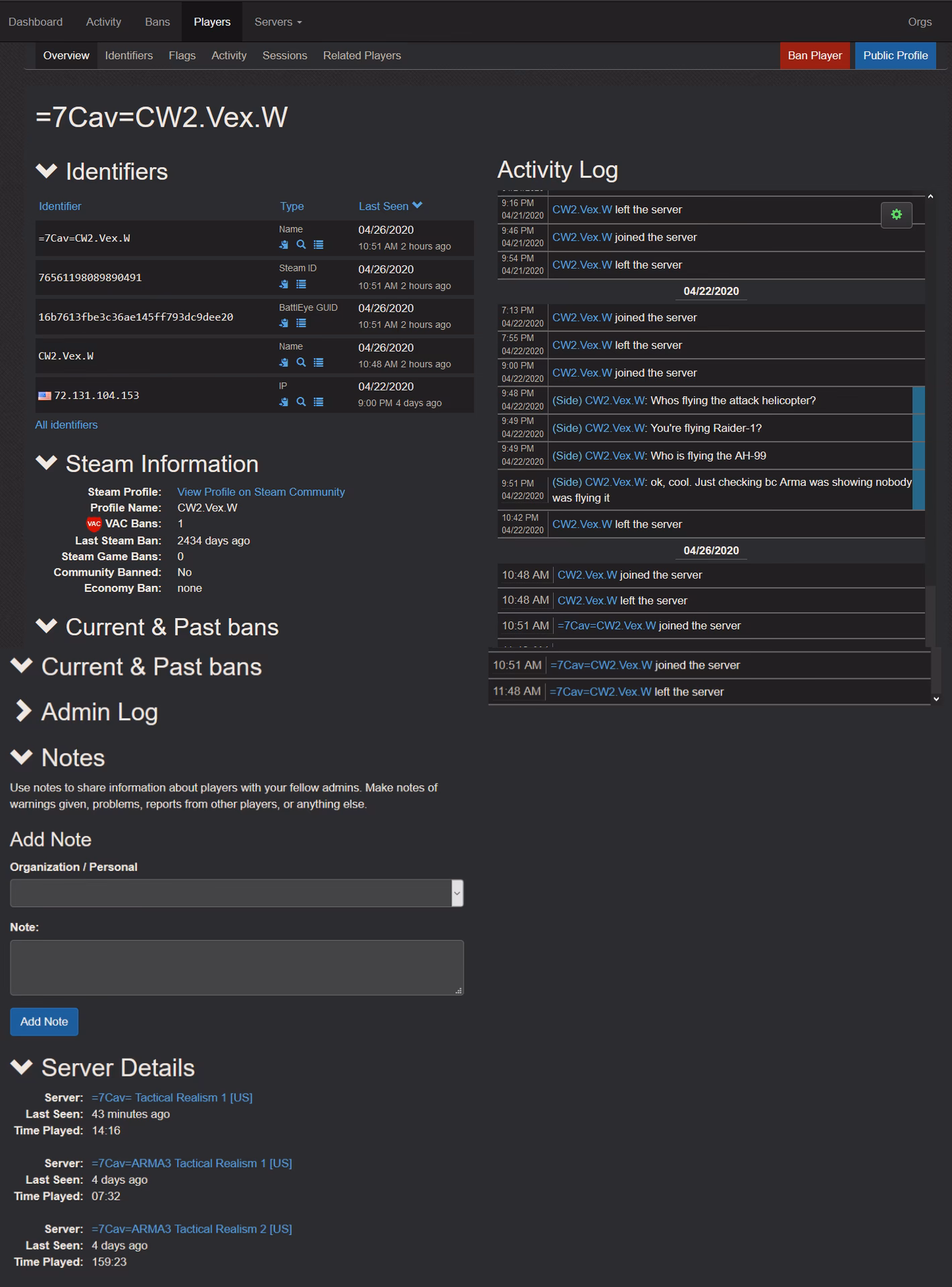 How do groups work in battlemetrics?