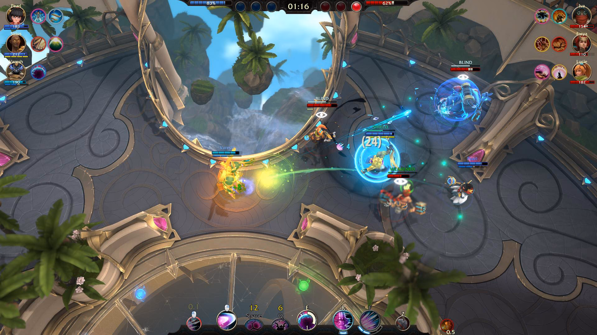 Who is a s tier champion in Battlerite?