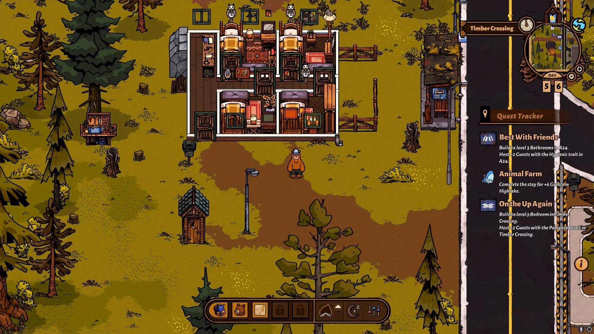 Are there any overlaps in Bear and breakfast?