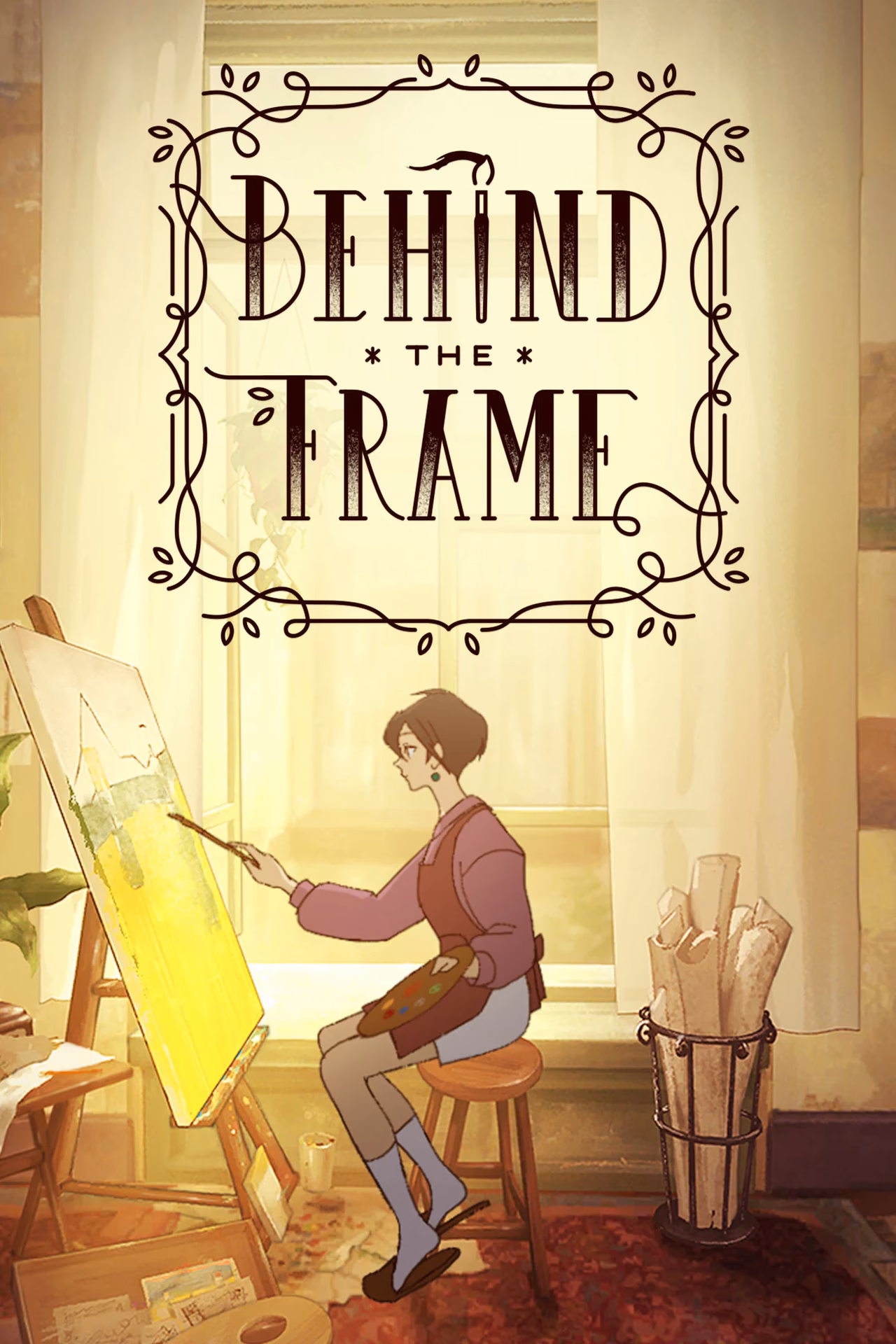 What is behind the frame - the finest scenery?