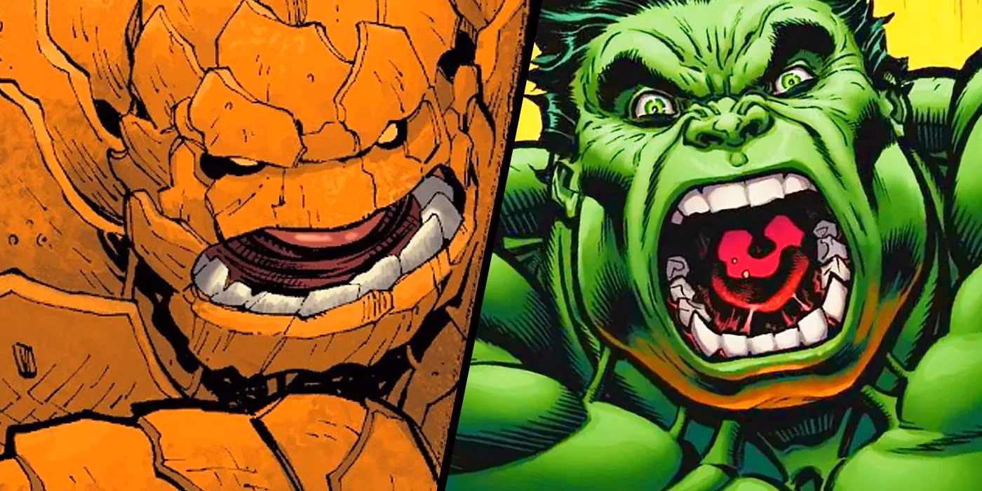 How strong is Ben Grimm compared to the Hulk?