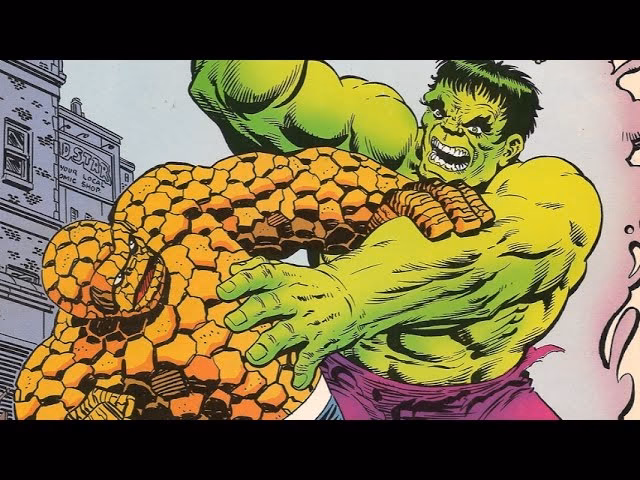 Where did Ben Grimm's rivalry with the Hulk start?