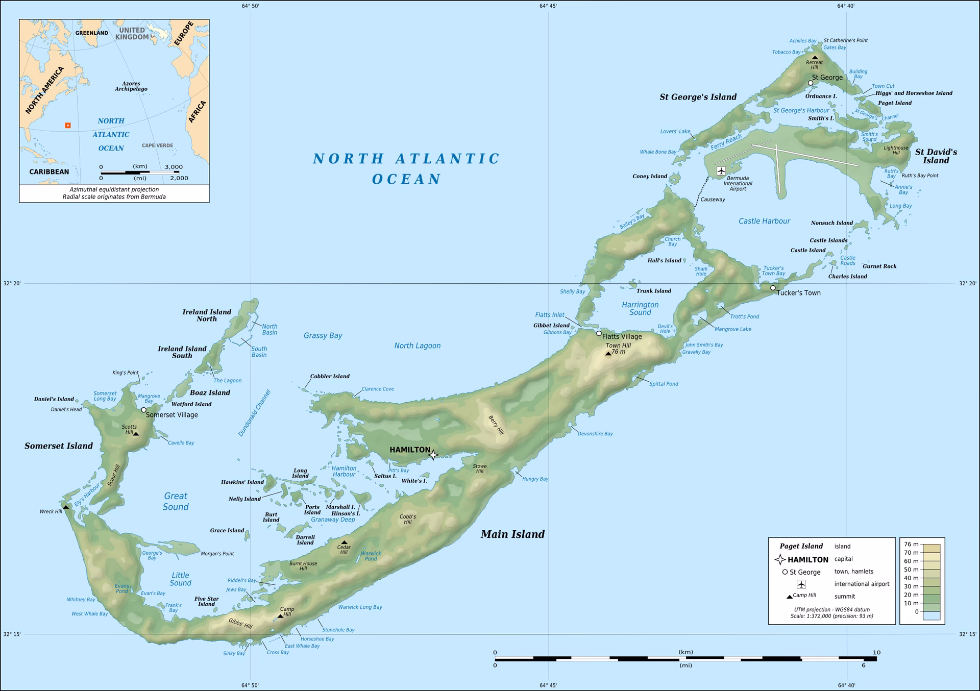 How do I get a map of Bermuda?