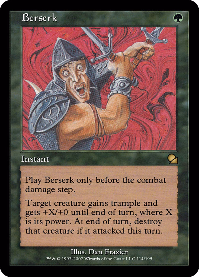 What is a Berserk spell?