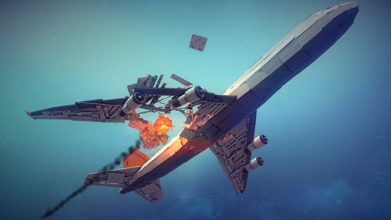 Why does the besiege tutorial plane need braces?