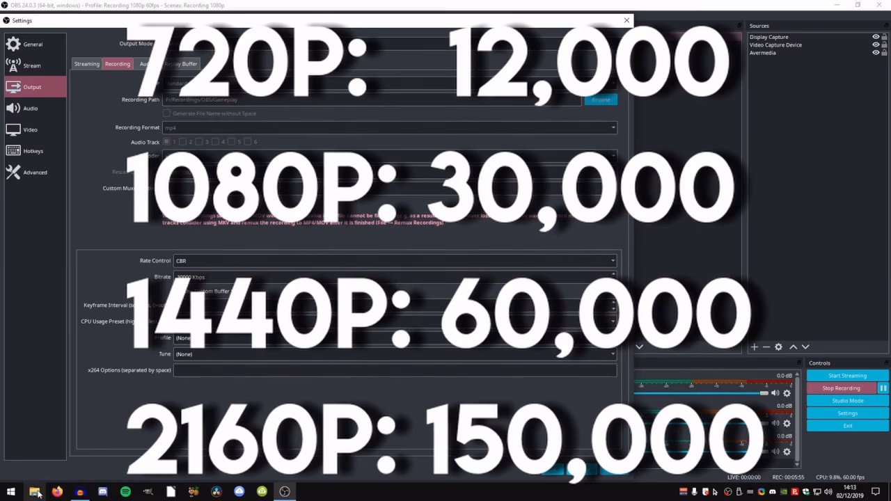 What is the best recording format for OBS?