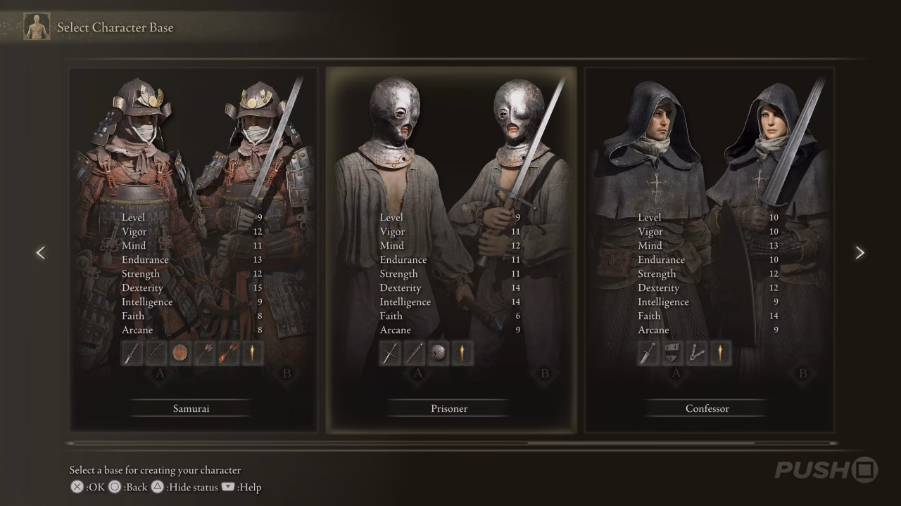 Which Elden Ring class has the highest dexterity?