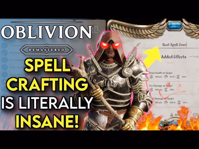 Does Oblivion remastered have spells?