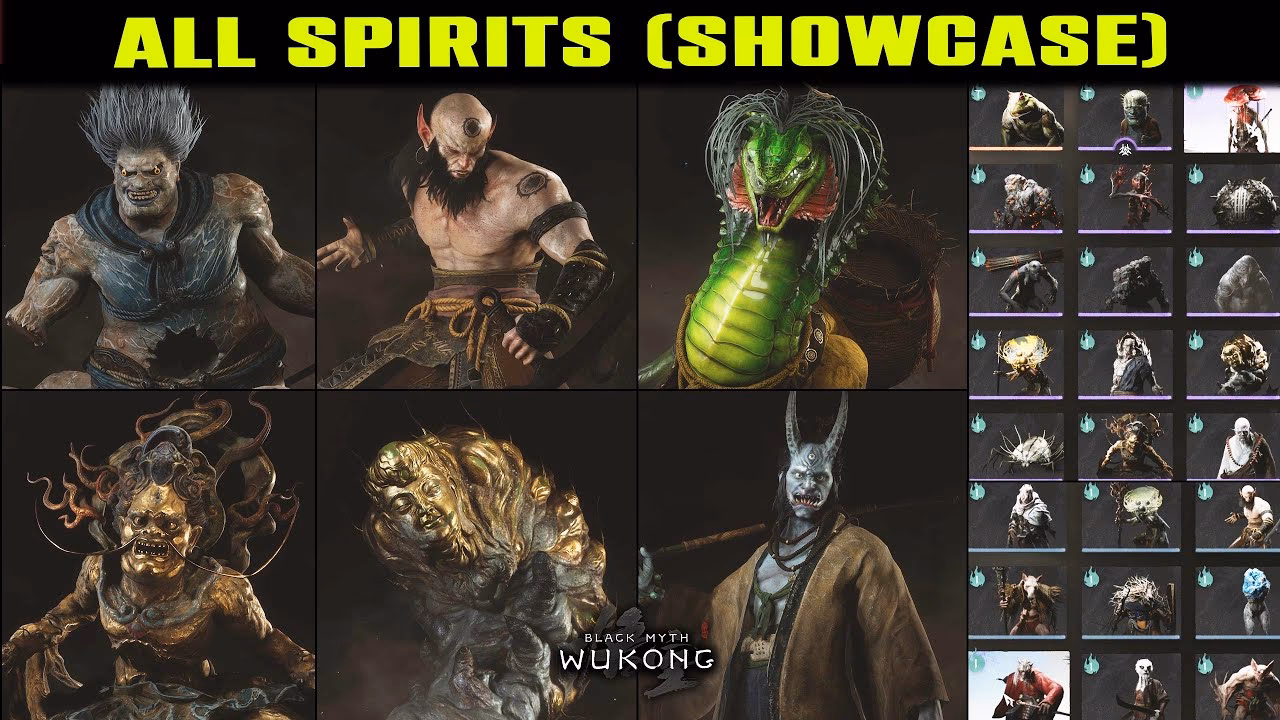 How do you get spirits in black myth Wukong?