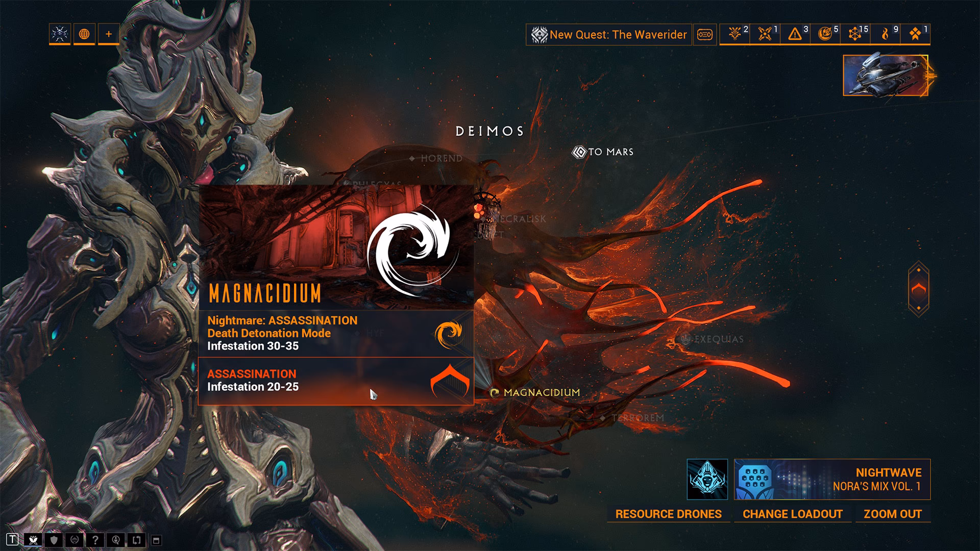 Which mission is best for tellurium farming?