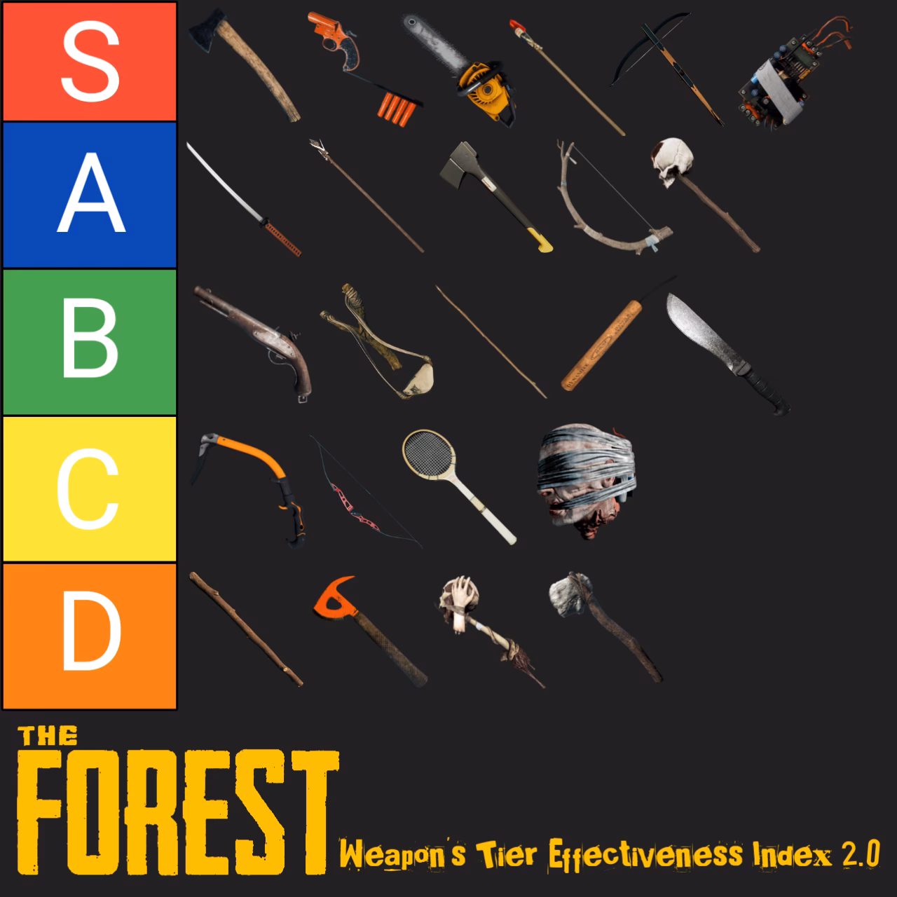 Is the flame gun a good weapon in the forest?
