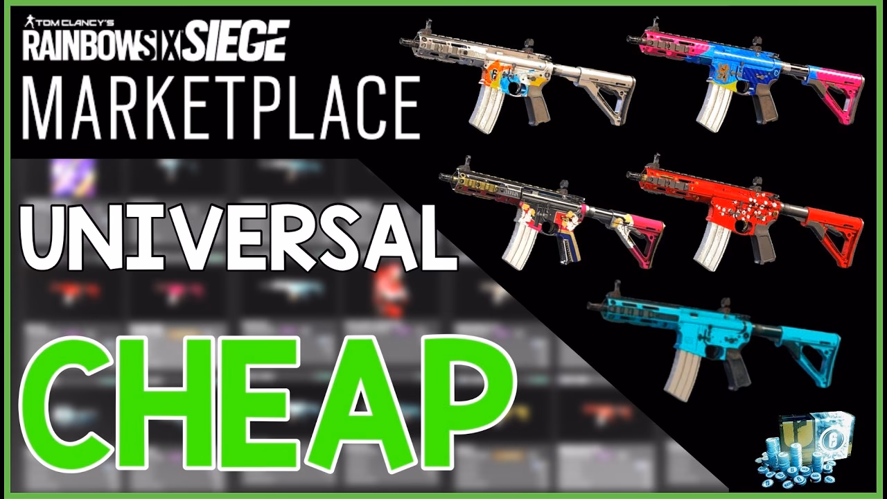 Does Rainbow Six Siege have a glacier gun skin?