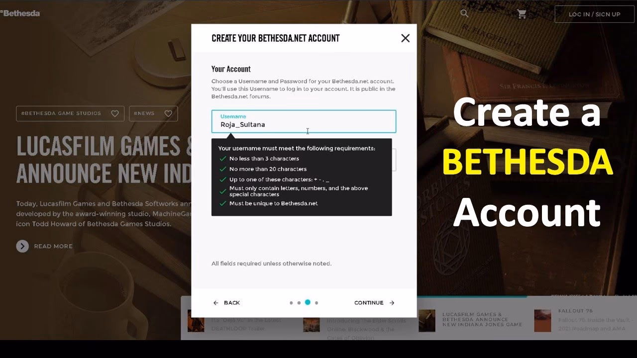 Is a Bethesda account required?