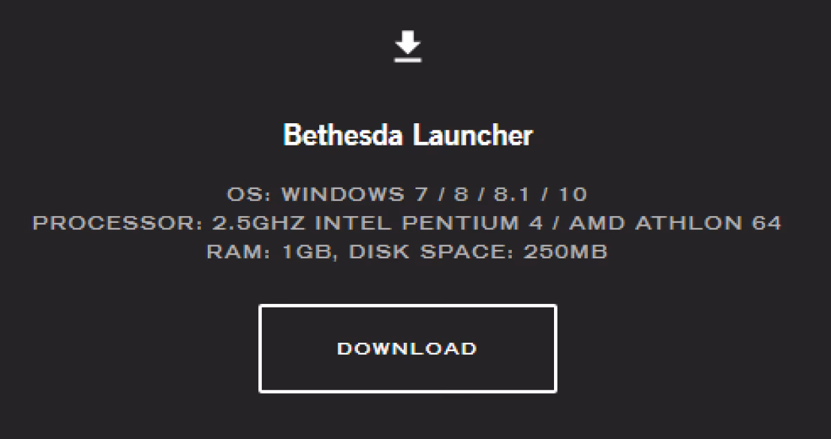 Does Bethesda have a launcher?