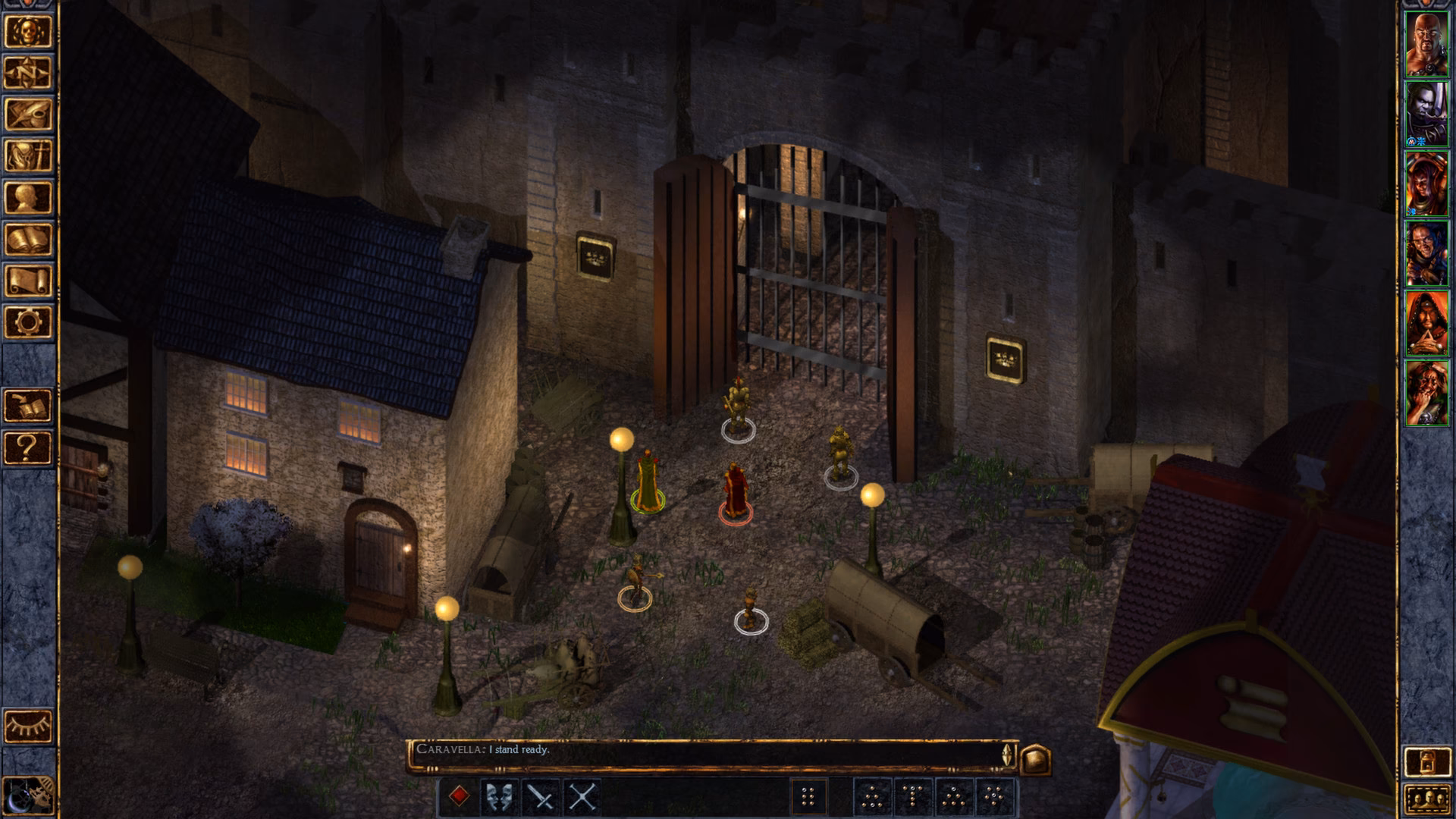 Does Baldur's Gate Enhanced Edition resize portraits?
