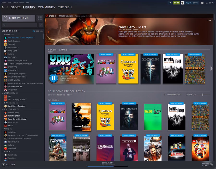 ¿Cómo crear una biblioteca de juegos en Steam?