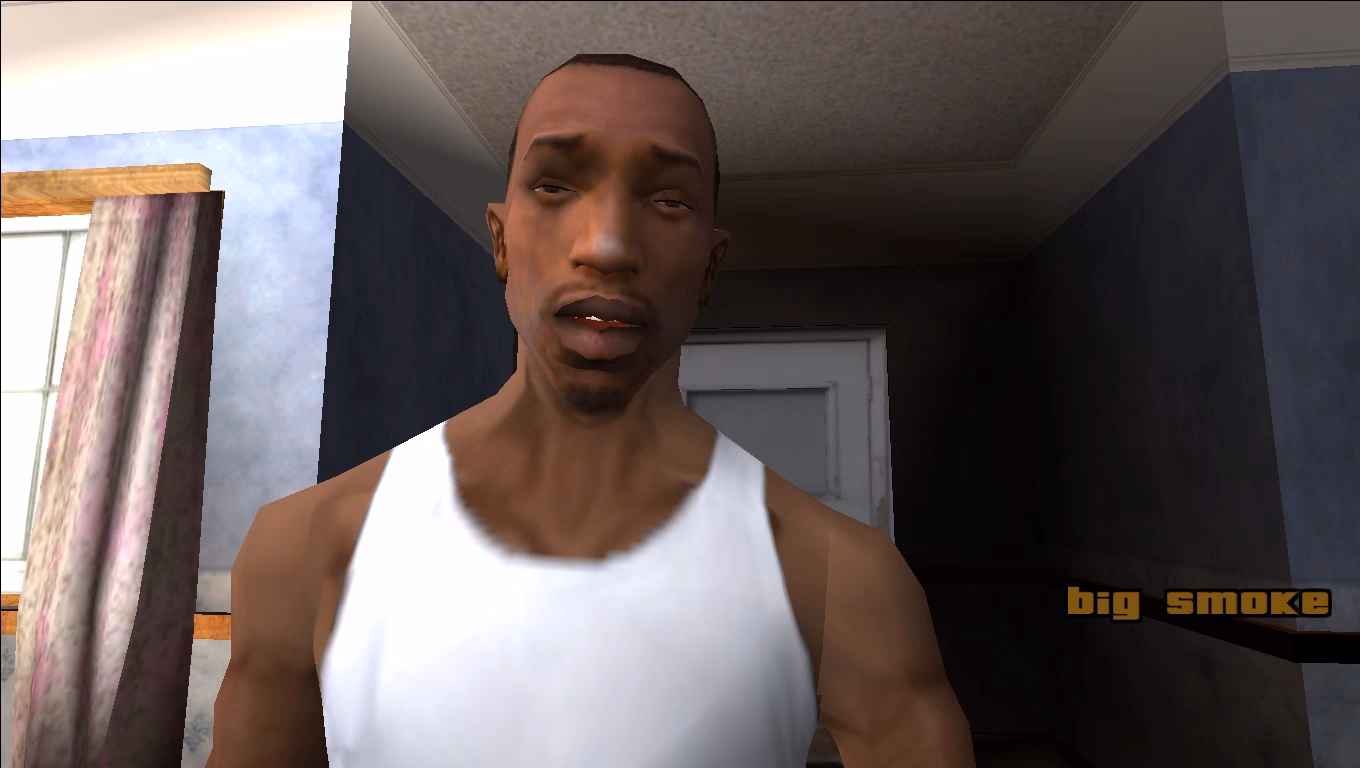 Where do you meet Big Smoke?