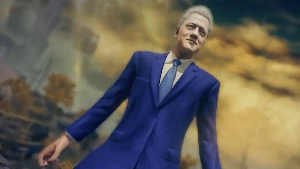 Is Bill Clinton a playable character in Elden Ring?