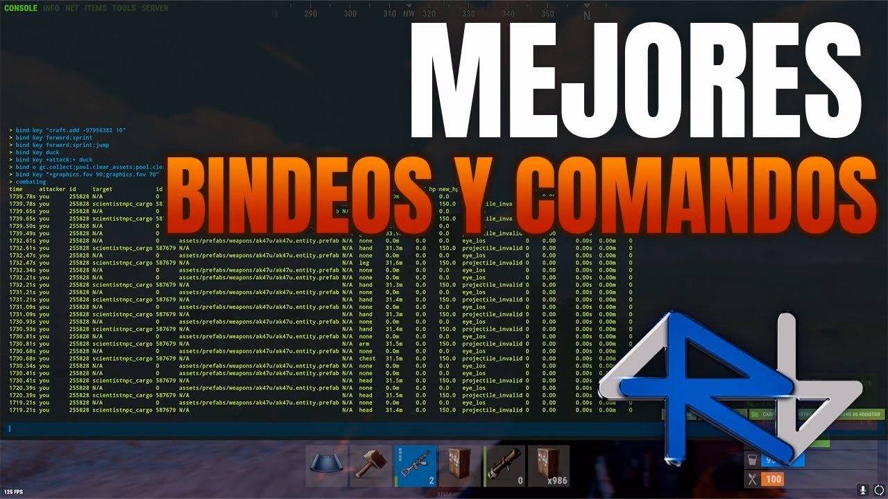 How do I use binds to rust?